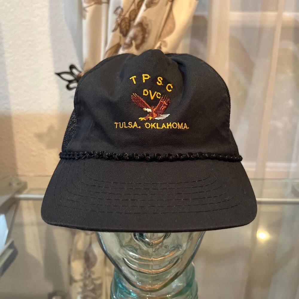 Marlboro Men's Black and Navy Hat